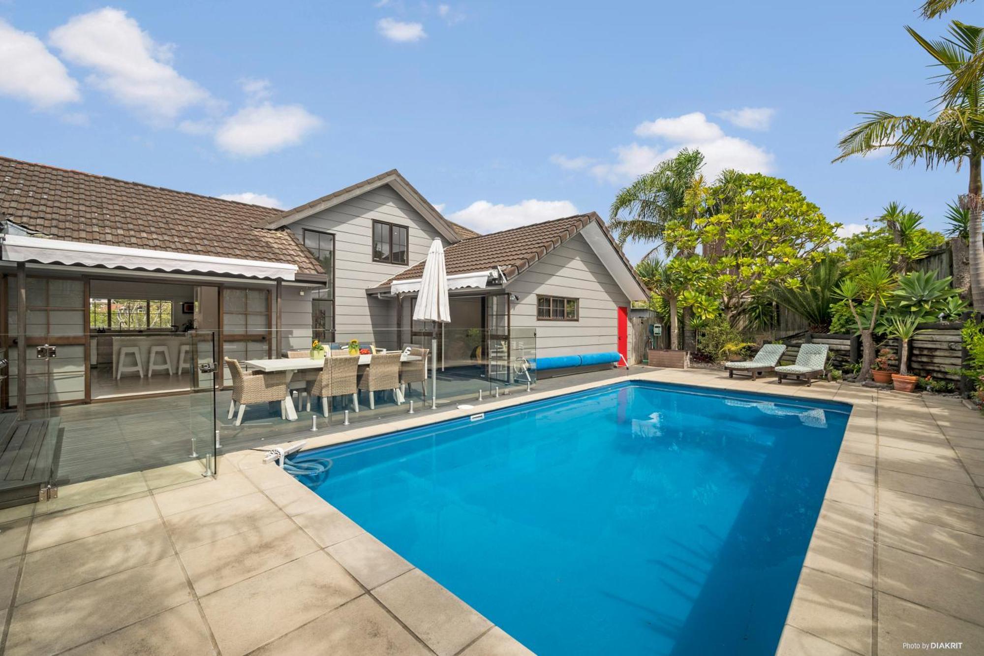 Villa With Pool In Browns Bay Auckland Luaran gambar