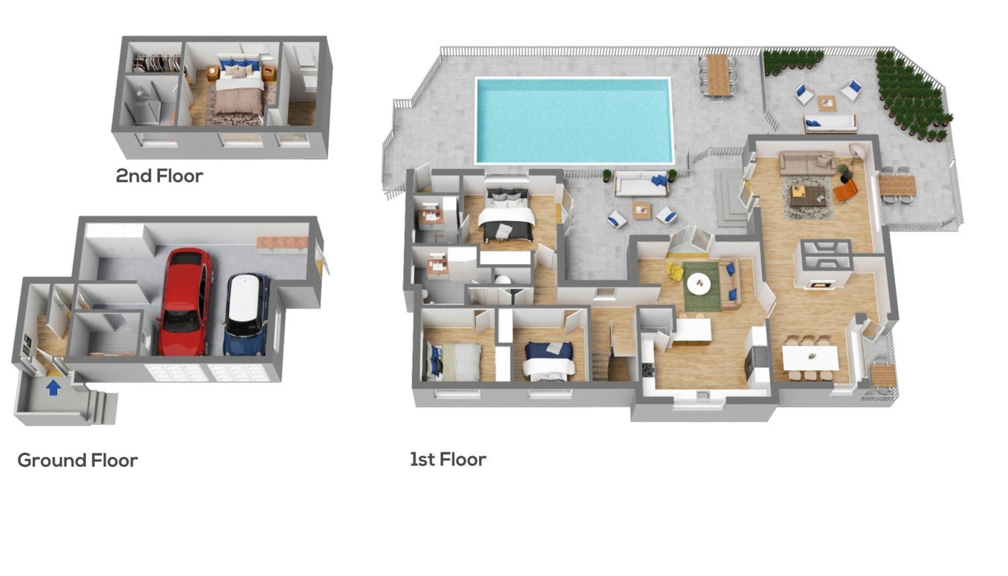 Villa With Pool In Browns Bay Auckland Luaran gambar